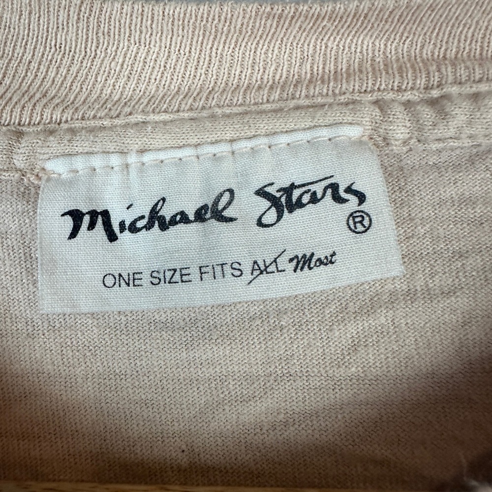 Vintage Michael Stars L'Tee Americaine t-shirt single stitch usa - Picture 2 of 9